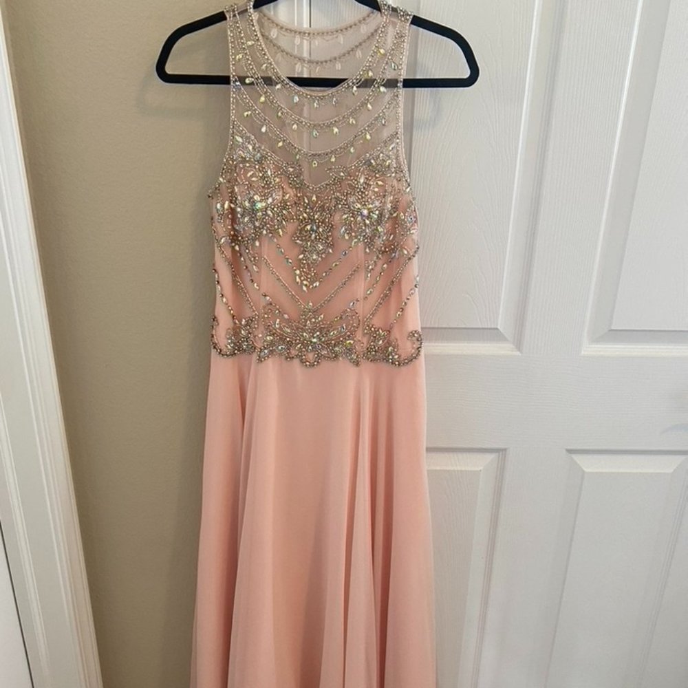 Hebeos Stone Encrusted Prom Gown